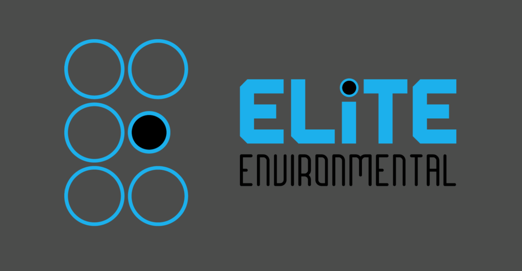 Eliteenviro logo grey background